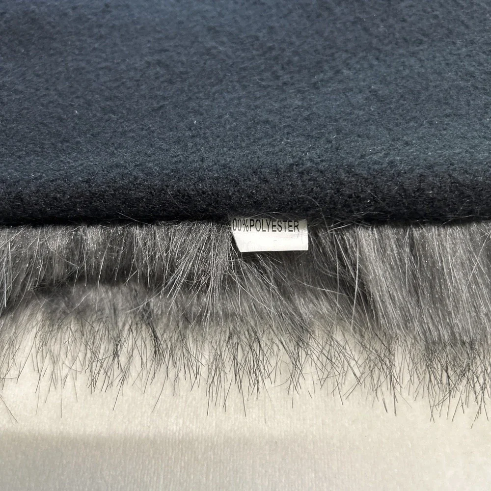 Caracilia Women's Gray Faux Fur Scarf Large Neck Warmer Wrap Winter Fashion Soft